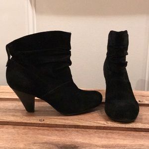 BCBG Suede Bootie - Black